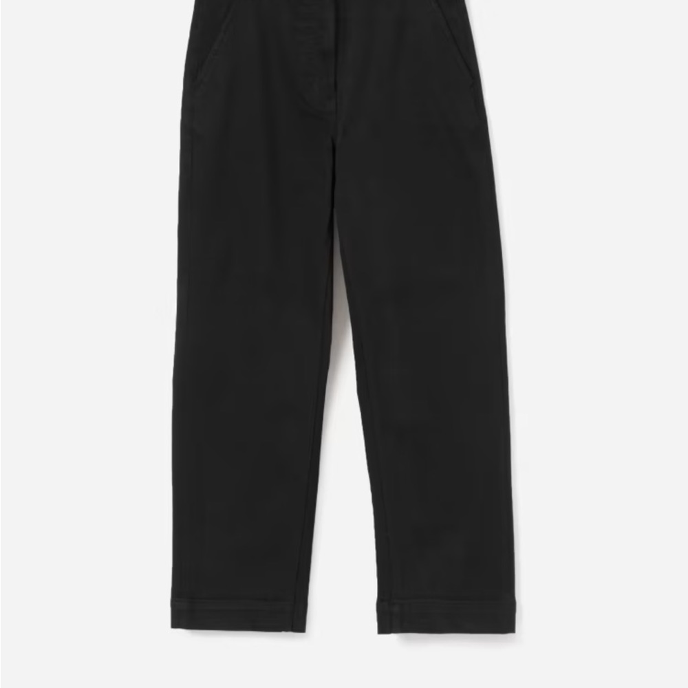 EVERLANE STRAIGHT LEG CROP PANTS